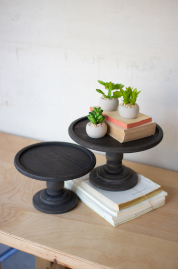 Cake Walk Wooden Pedestals